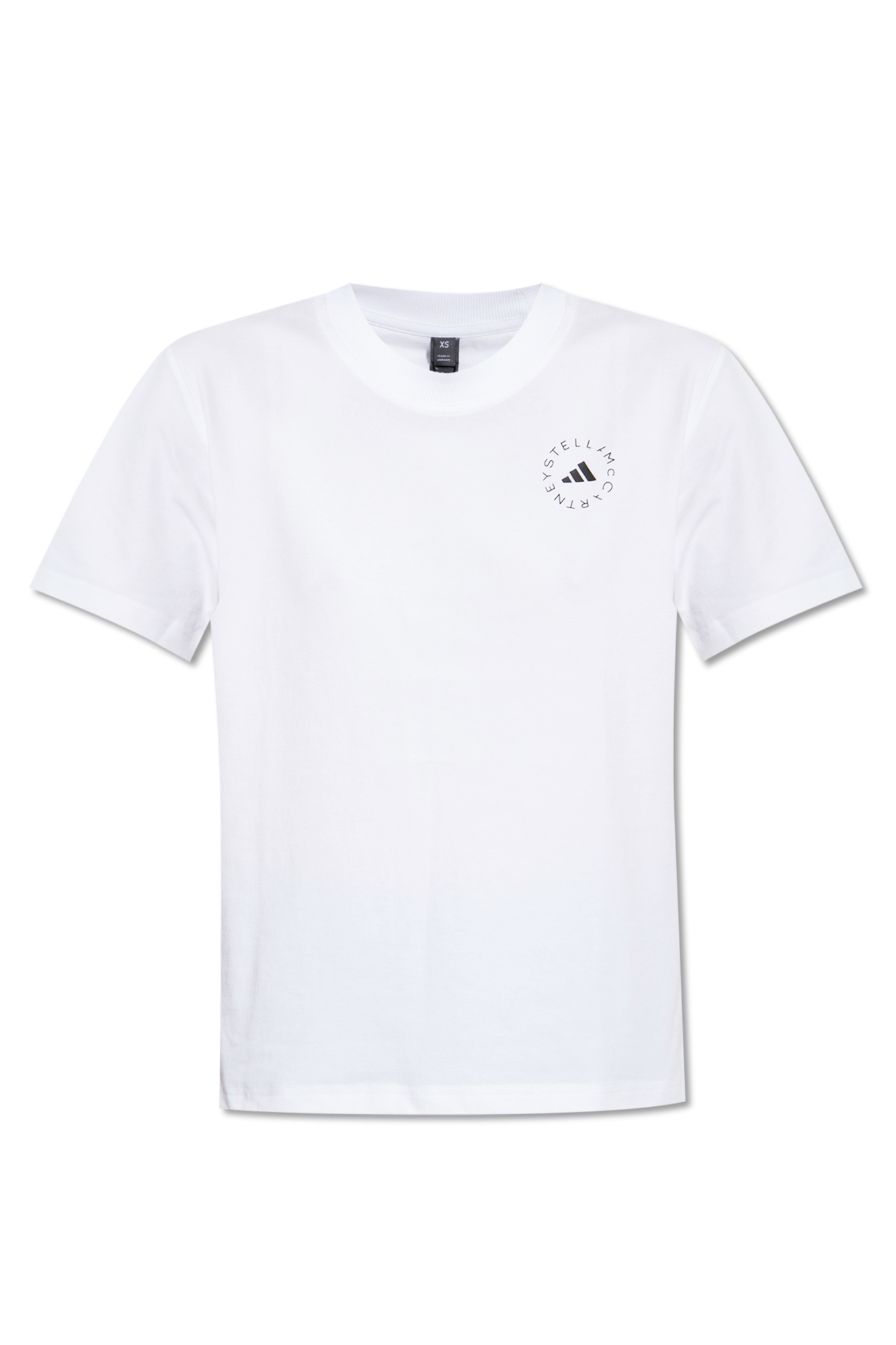 White T-shirt with logo ADIDAS by Stella McCartney - Vitkac